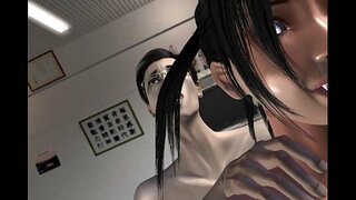 Threesome 3D hentai Threesome 3D hentai